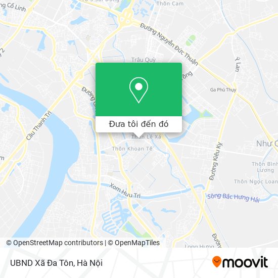 Bản đồ UBND Xã Đa Tôn