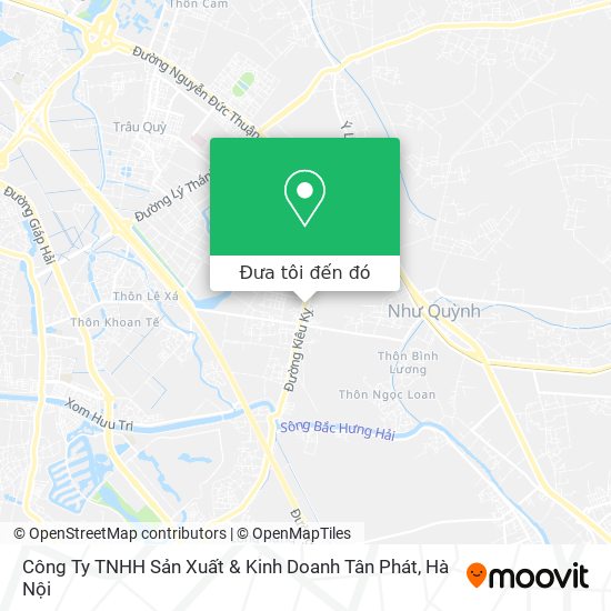 Bản đồ Công Ty TNHH Sản Xuất & Kinh Doanh Tân Phát