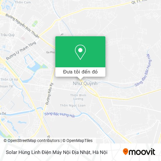 Bản đồ Solar Hùng Linh Điện Máy Nội Địa Nhật