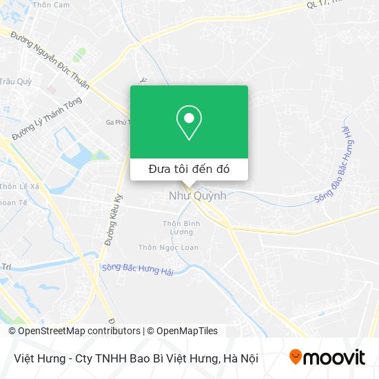Bản đồ Việt Hưng - Cty TNHH Bao Bì Việt Hưng