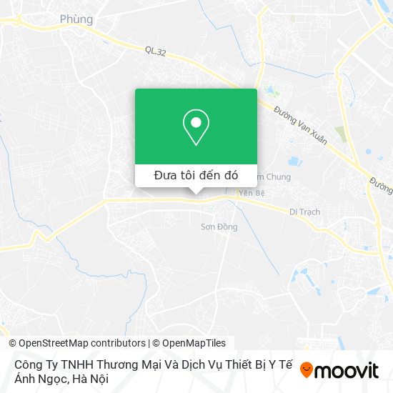 Bản đồ Công Ty TNHH Thương Mại Và Dịch Vụ Thiết Bị Y Tế Ánh Ngọc