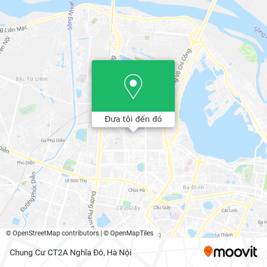 Bản đồ Chung Cư CT2A Nghĩa Đô