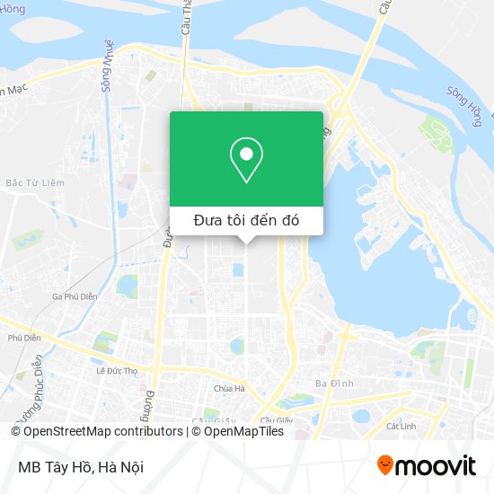 Bản đồ MB Tây Hồ