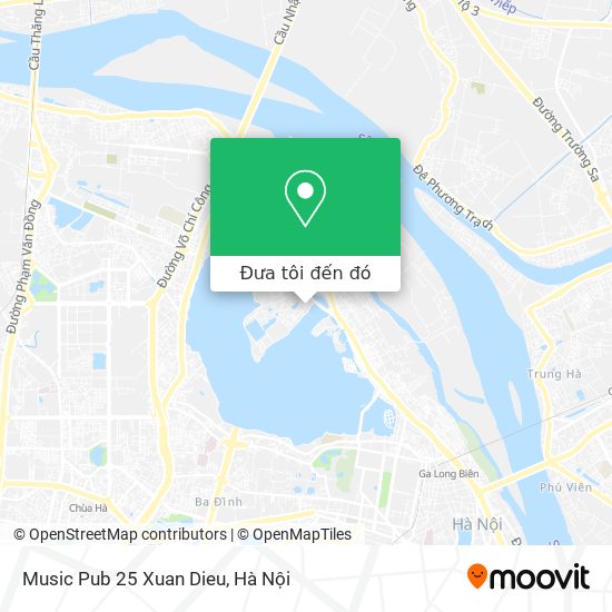 Bản đồ Music Pub 25 Xuan Dieu