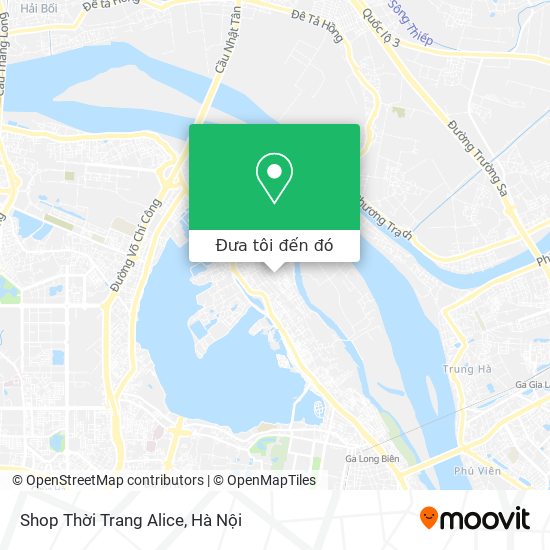 Bản đồ Shop Thời Trang Alice