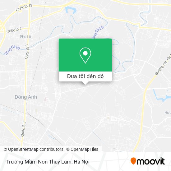 Bản đồ Trường Mầm Non Thụy Lâm