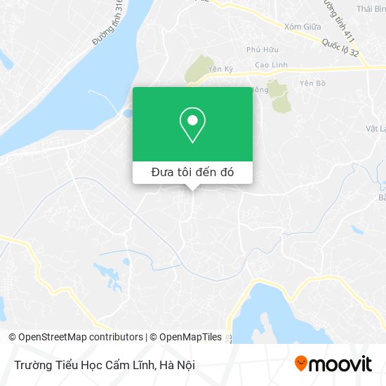 Bản đồ Trường Tiểu Học Cẩm Lĩnh