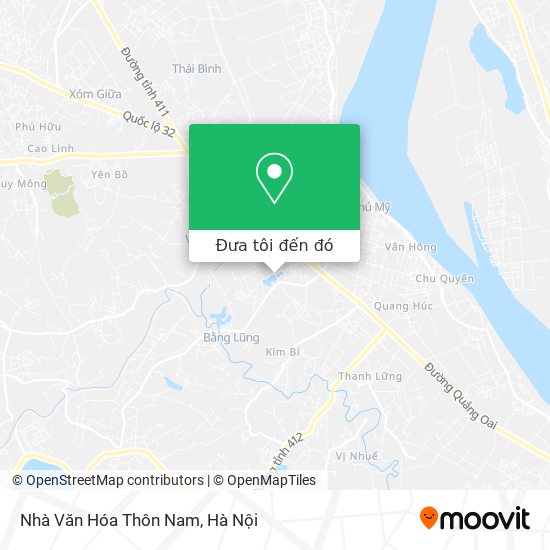 Bản đồ Nhà Văn Hóa Thôn Nam