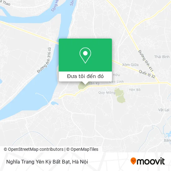 Bản đồ Nghĩa Trang Yên Kỳ Bất Bạt