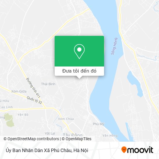 Bản đồ Ủy Ban Nhân Dân Xã Phú Châu