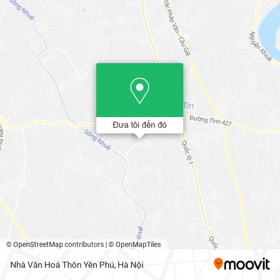 Bản đồ Nhà Văn Hoá Thôn Yên Phú