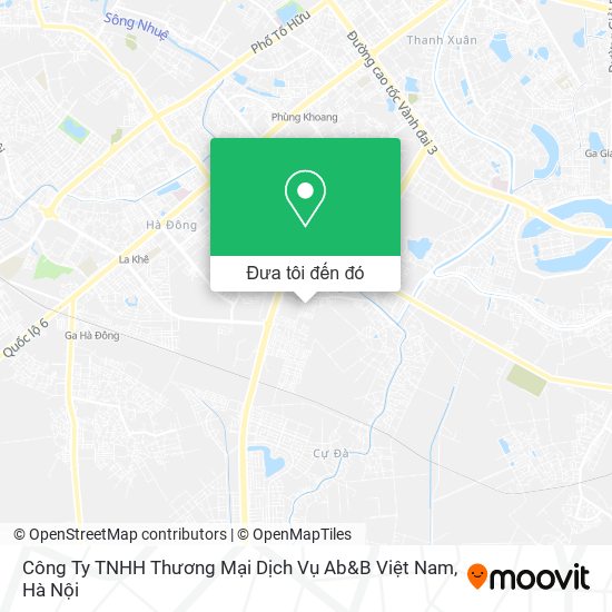Bản đồ Công Ty TNHH Thương Mại Dịch Vụ Ab&B Việt Nam