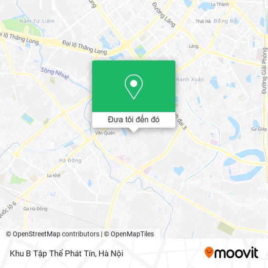Bản đồ Khu B Tập Thể Phát Tín