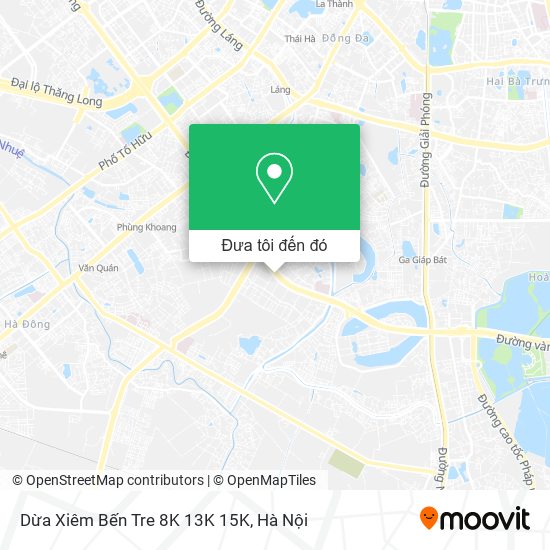 Bản đồ Dừa Xiêm Bến Tre 8K 13K 15K