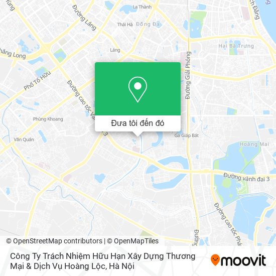 Bản đồ Công Ty Trách Nhiệm Hữu Hạn Xây Dựng Thương Mại & Dịch Vụ Hoàng Lộc