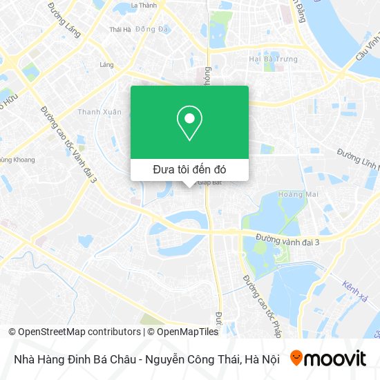 Bản đồ Nhà Hàng Đinh Bá Châu - Nguyễn Công Thái