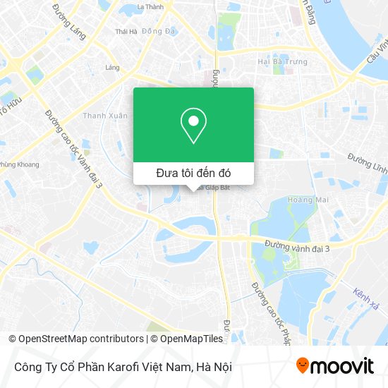 Bản đồ Công Ty Cổ Phần Karofi Việt Nam