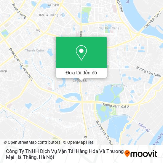 Bản đồ Công Ty TNHH Dịch Vụ Vận Tải Hàng Hóa Và Thương Mại Hà Thắng