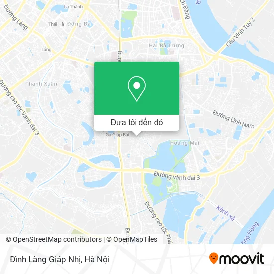 Bản đồ Đình Làng Giáp Nhị