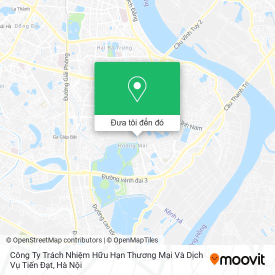 Bản đồ Công Ty Trách Nhiệm Hữu Hạn Thương Mại Và Dịch Vụ Tiến Đạt