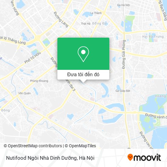 Bản đồ Nutifood Ngôi Nhà Dinh Dưỡng