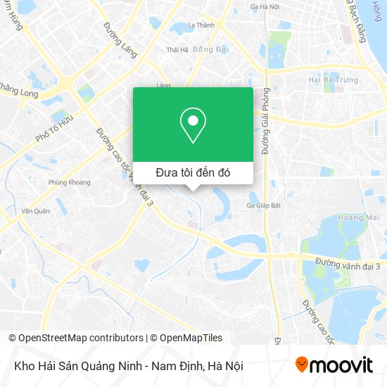Bản đồ Kho Hải Sản Quảng Ninh - Nam Định