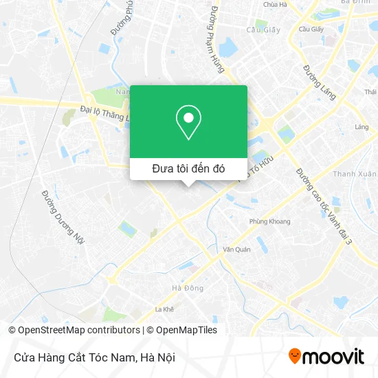 Bản đồ Cửa Hàng Cắt Tóc Nam