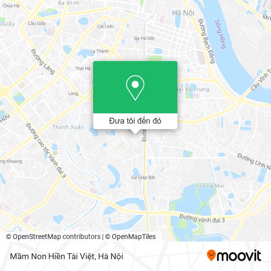 Bản đồ Mầm Non Hiền Tài Việt
