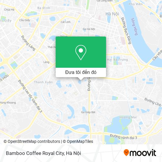 Bản đồ Bamboo Coffee Royal City