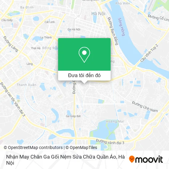 Bản đồ Nhận May Chăn Ga Gối Nệm Sửa Chữa Quần Áo