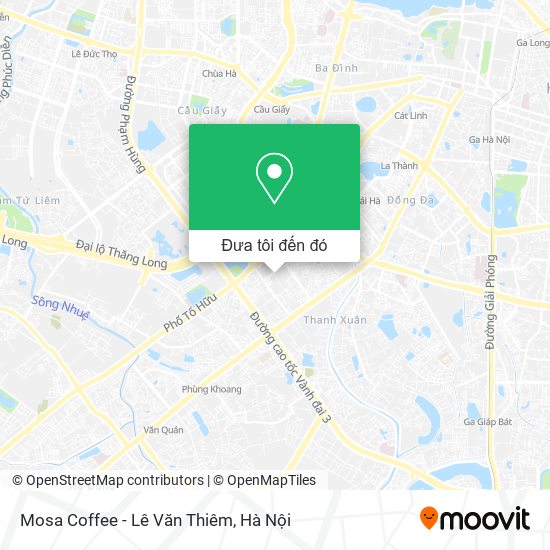 Bản đồ Mosa Coffee - Lê Văn Thiêm