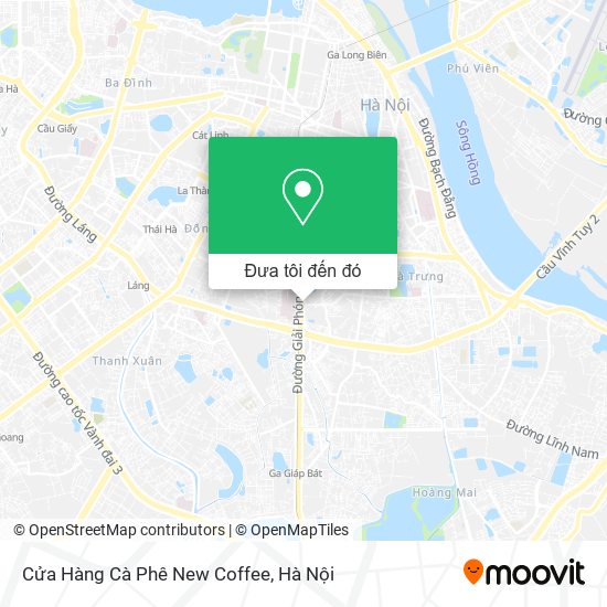 Bản đồ Cửa Hàng Cà Phê New Coffee