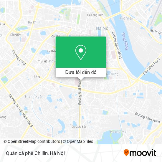 Bản đồ Quán cà phê Chillin