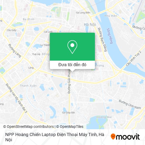 Bản đồ NPP Hoàng Chiến Laptop Điện Thoại Máy Tính
