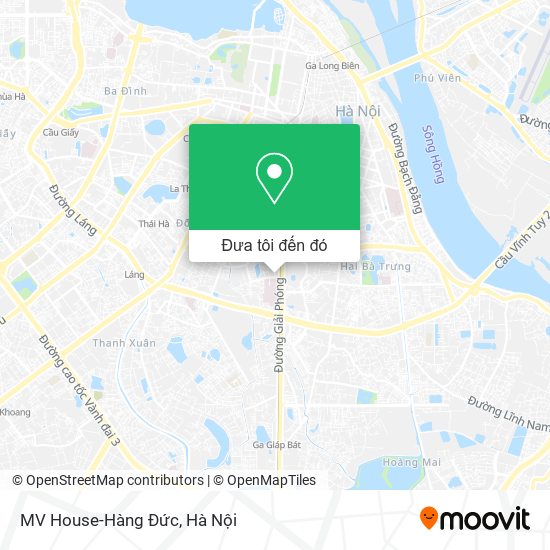 Bản đồ MV House-Hàng Đức