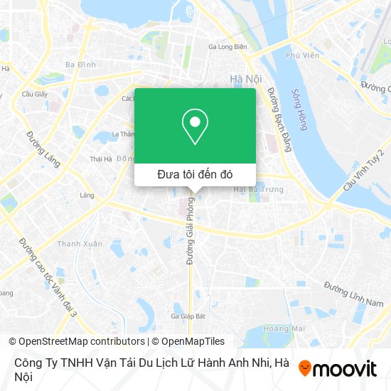 Bản đồ Công Ty TNHH Vận Tải Du Lịch Lữ Hành Anh Nhi