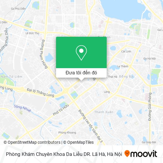 Bản đồ Phòng Khám Chuyên Khoa Da Liễu DR. Lã Hà