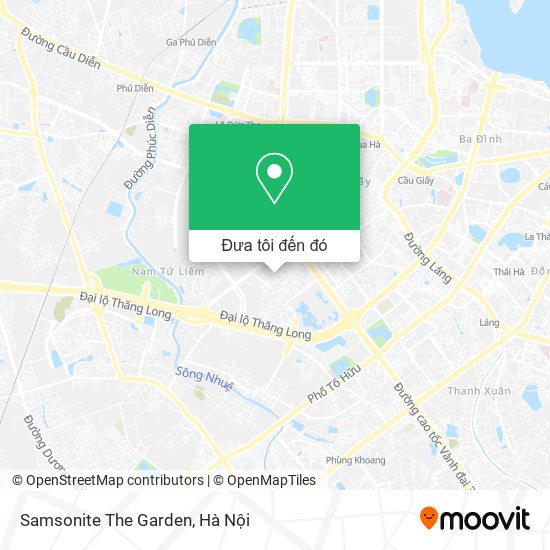 Bản đồ Samsonite The Garden