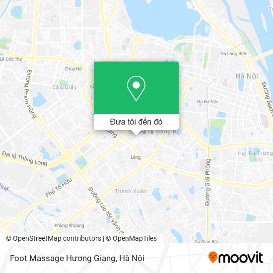 Bản đồ Foot Massage Hương Giang