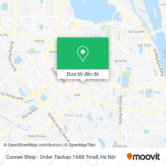 Bản đồ Cunnee Shop - Order Taobao 1688 Tmall