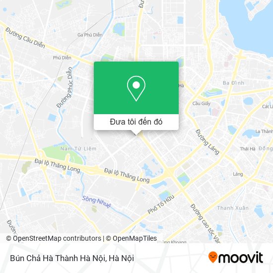 Bản đồ Bún Chả Hà Thành Hà Nội