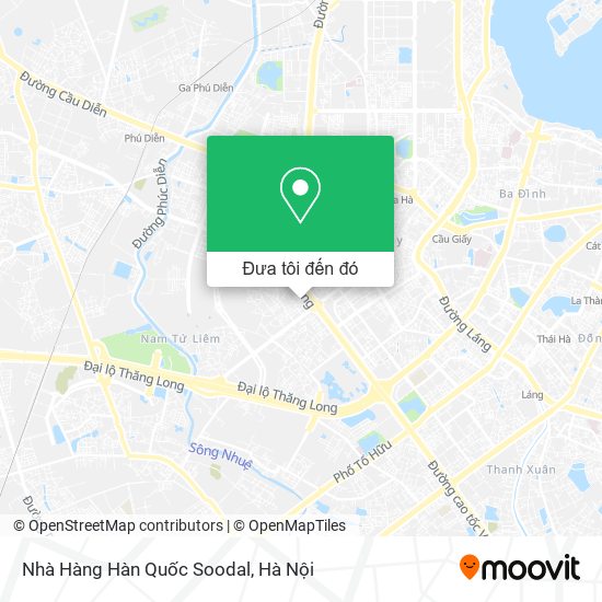 Bản đồ Nhà Hàng Hàn Quốc Soodal