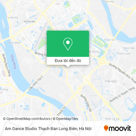 Bản đồ Am Dance Studio Thạch Bàn Long Biên