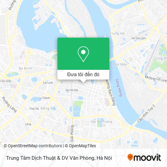 Bản đồ Trung Tâm Dịch Thuật & DV Văn Phòng