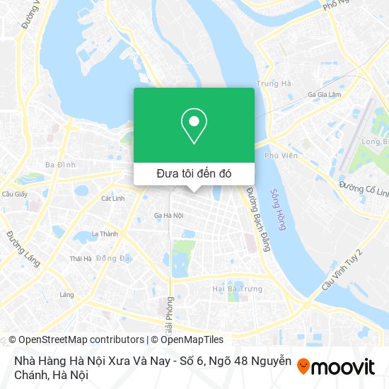 Bản đồ Nhà Hàng Hà Nội Xưa Và Nay - Số 6, Ngõ 48 Nguyễn Chánh