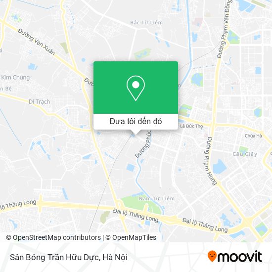 Bản đồ Sân Bóng Trần Hữu Dực