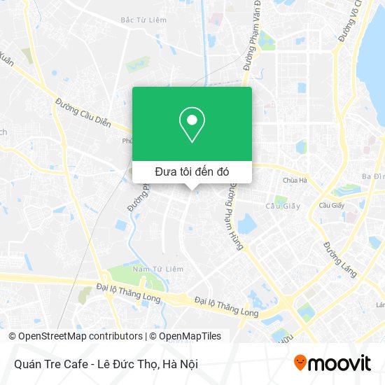 Bản đồ Quán Tre Cafe - Lê Đức Thọ