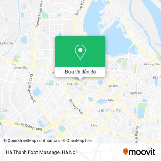 Bản đồ Hà Thành Foot Massage