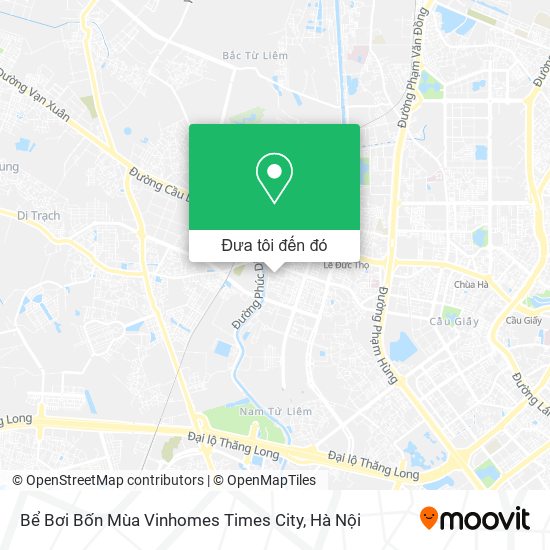 Bản đồ Bể Bơi Bốn Mùa Vinhomes Times City