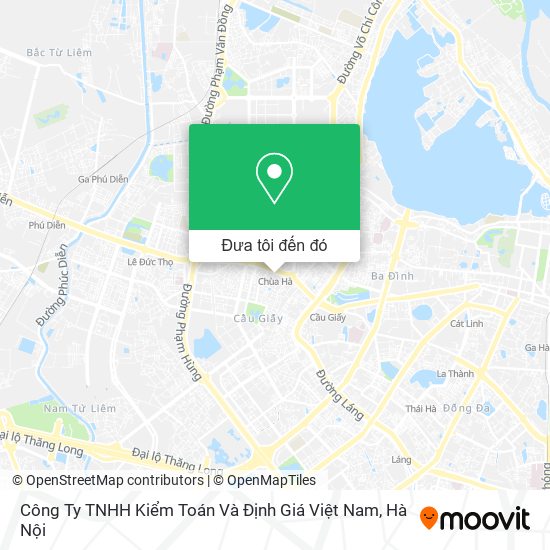 Bản đồ Công Ty TNHH Kiểm Toán Và Định Giá Việt Nam